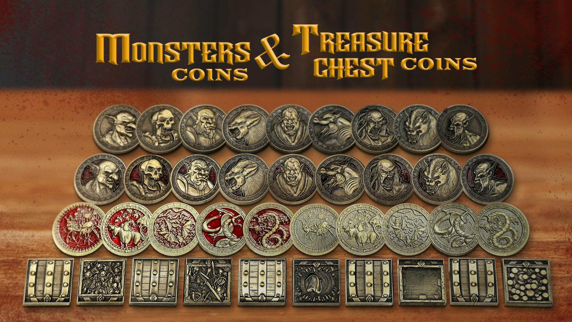 Not happy with my choices. on Monster & Treasure Chest Coins - BackerKit