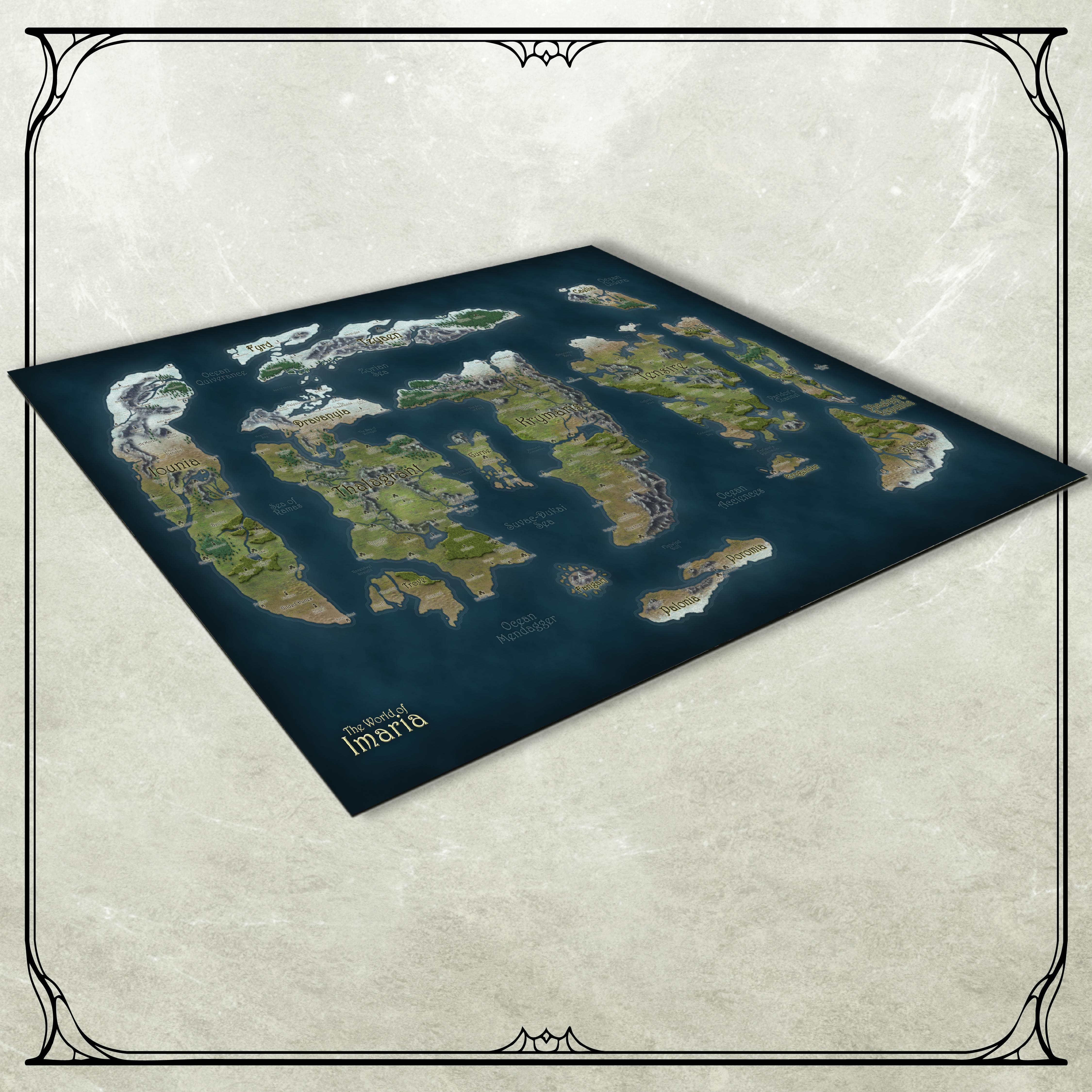 Cloth World Map