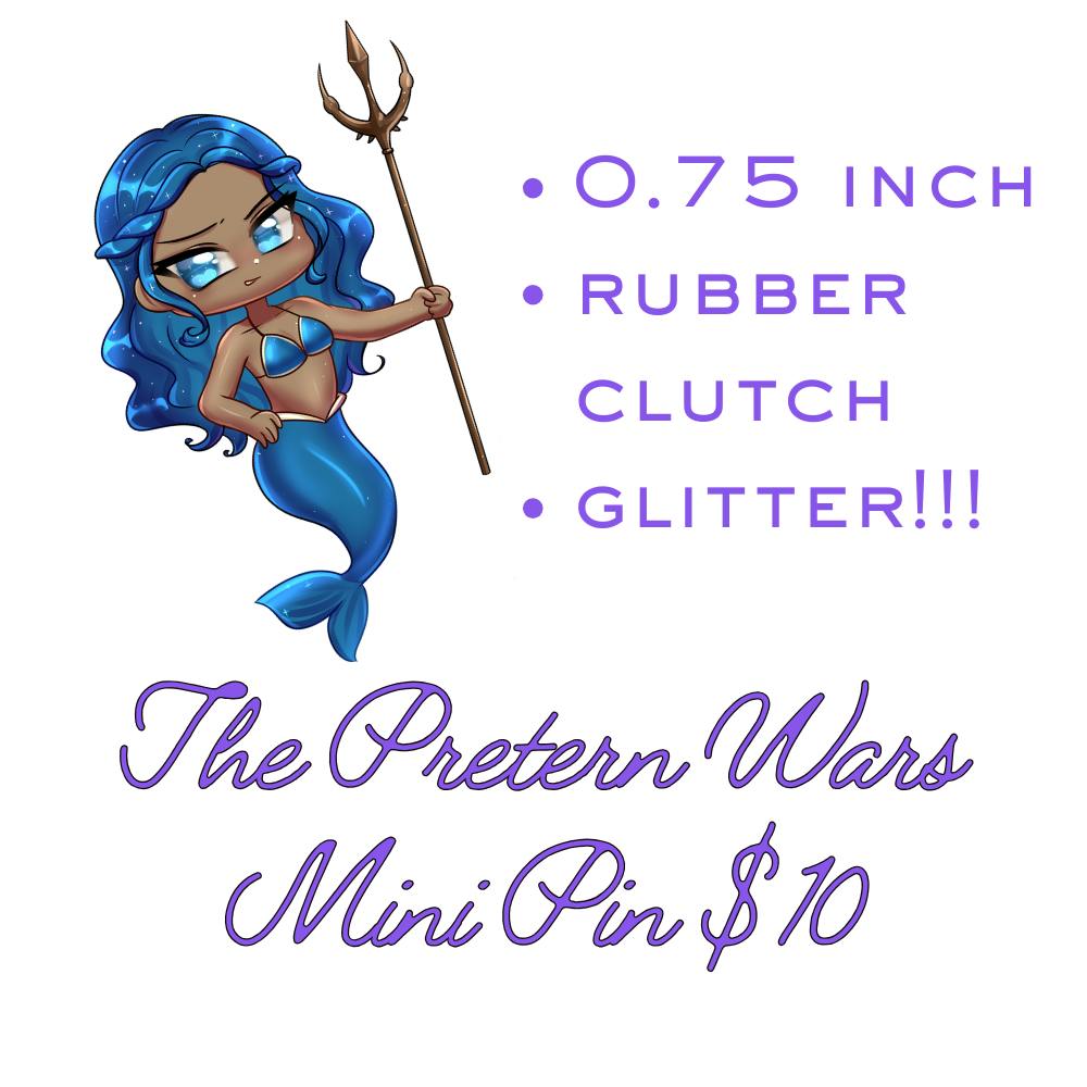 The Pretern Wars Mini Pin