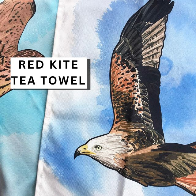 Red Kite Tea Towel