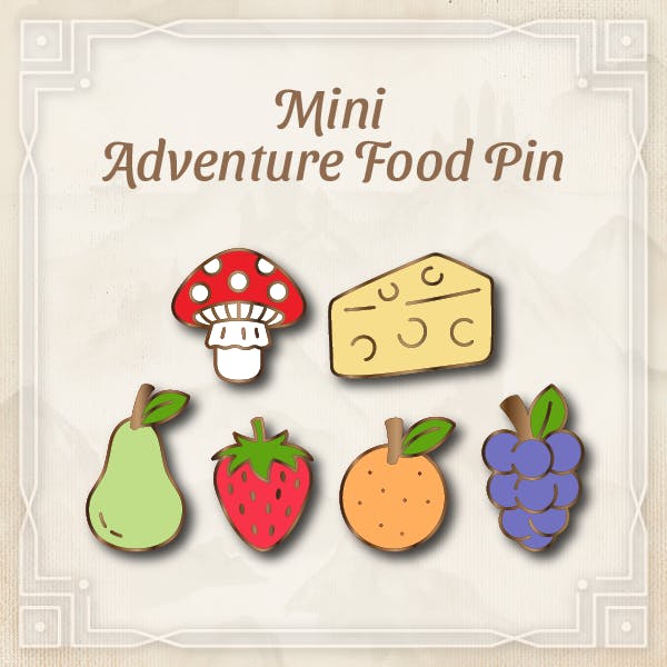 1 Mini Adventure Food Pin