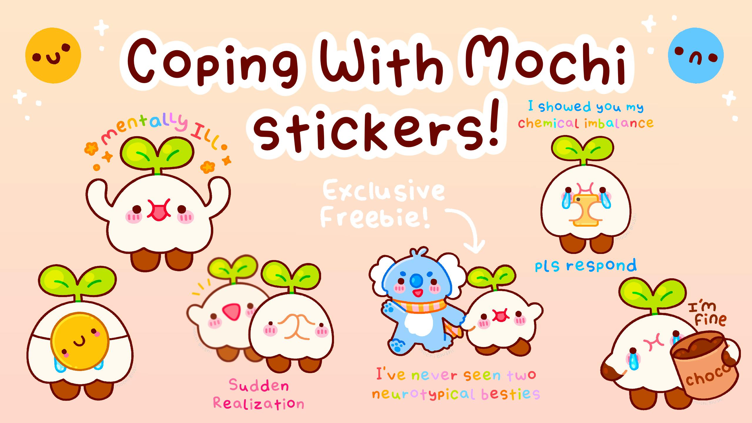 Coping With Mochi Stickers
