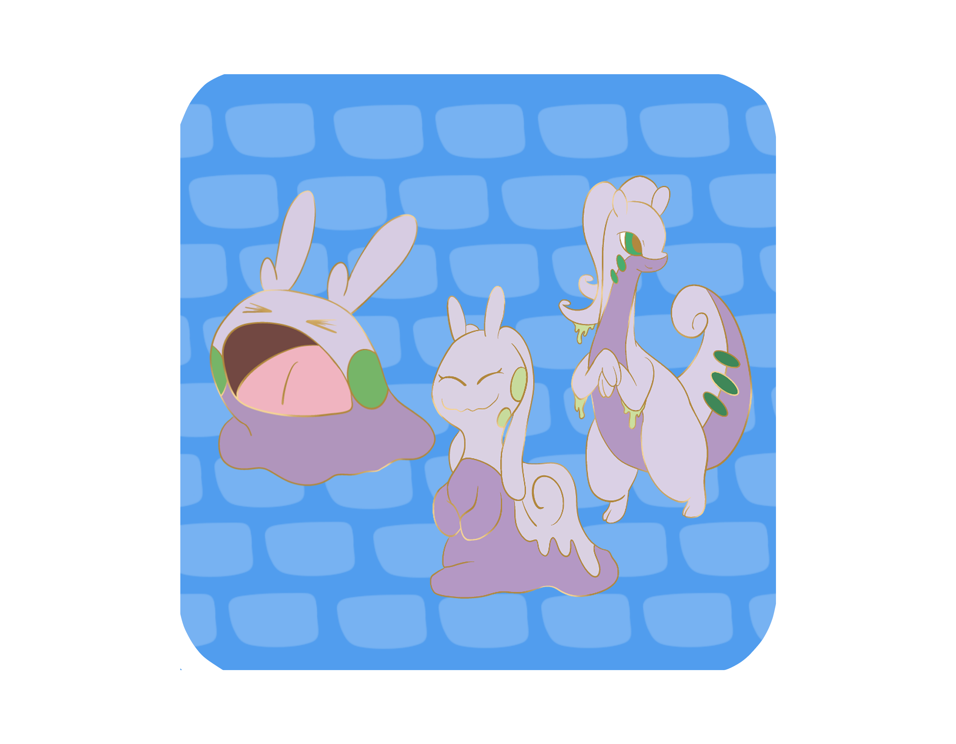 Goomy, Sligoo, and Goodra