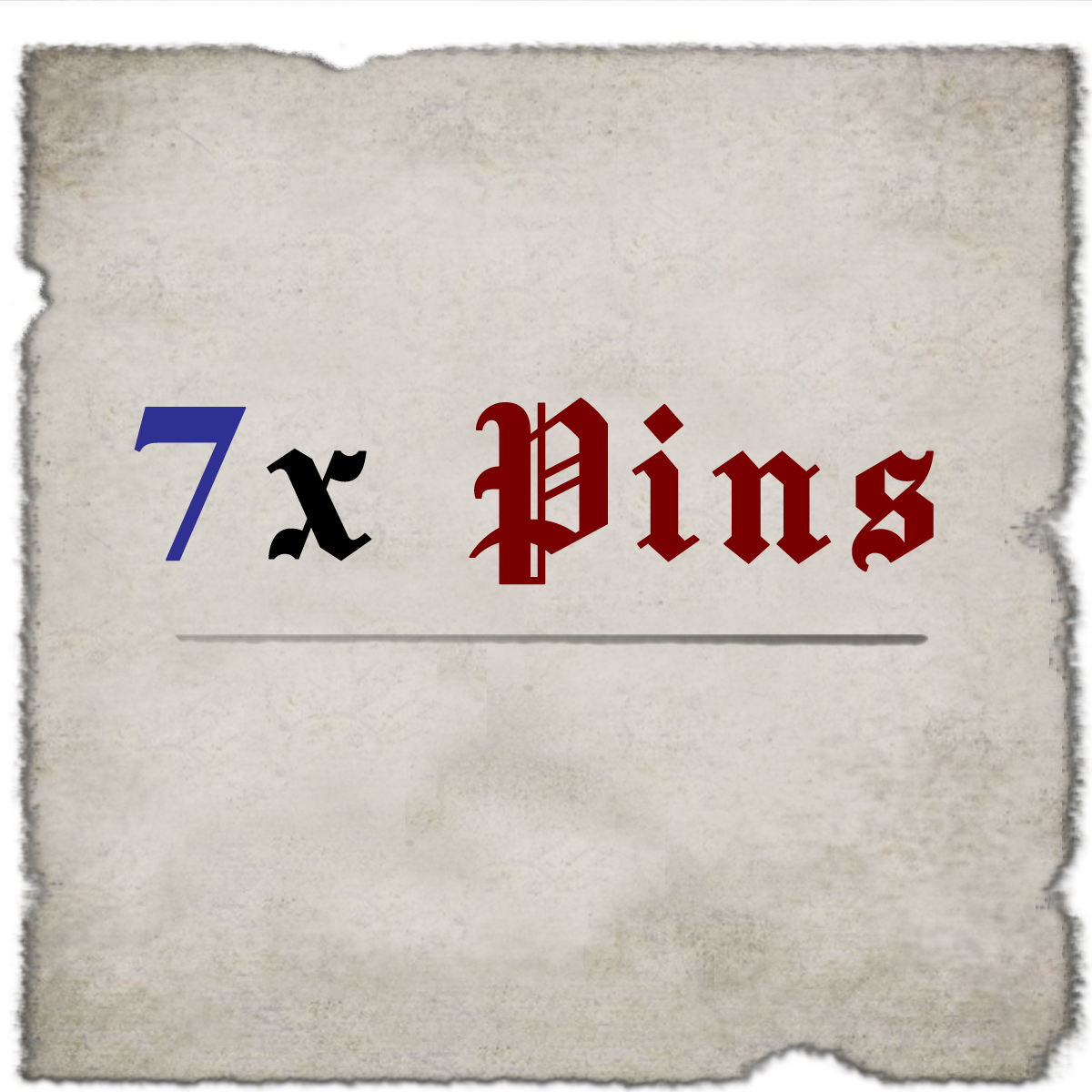 7x Pins