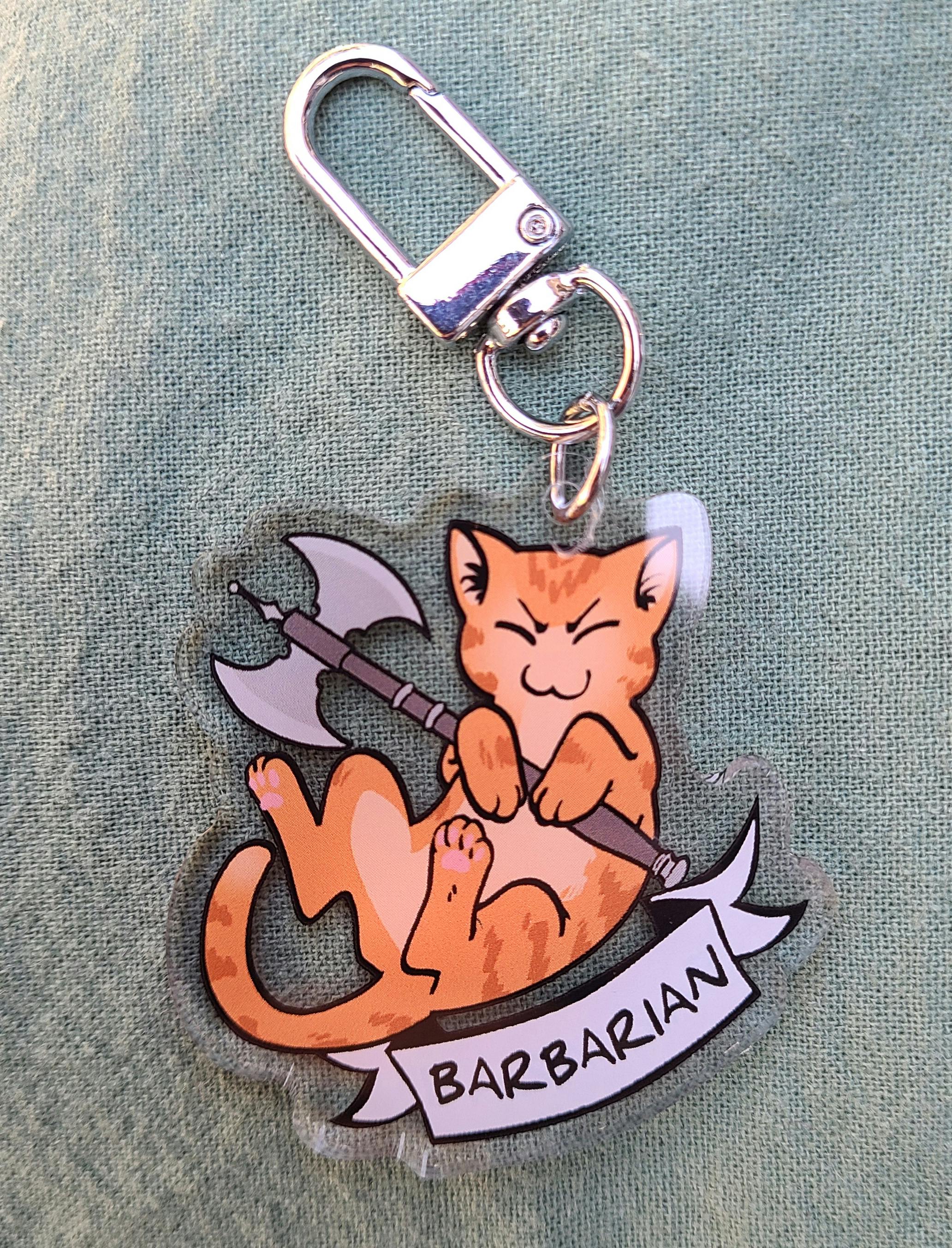  	Barbarian kitty Charm