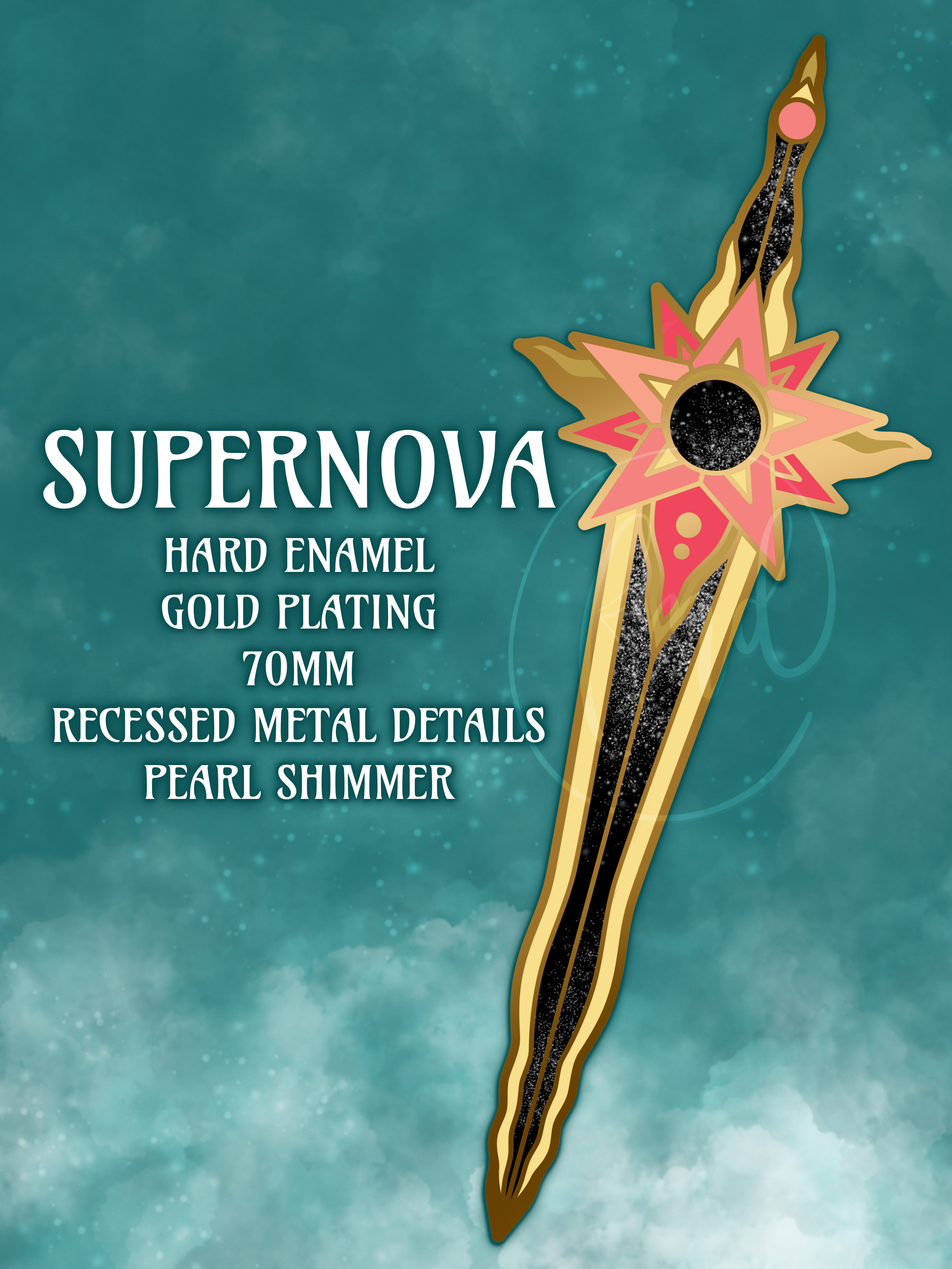 Supernova *A* Grade Enamel Pin