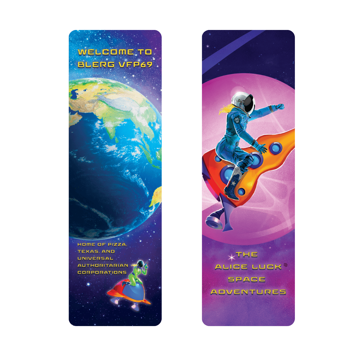 Alice Luck Space Adventures bookmarks