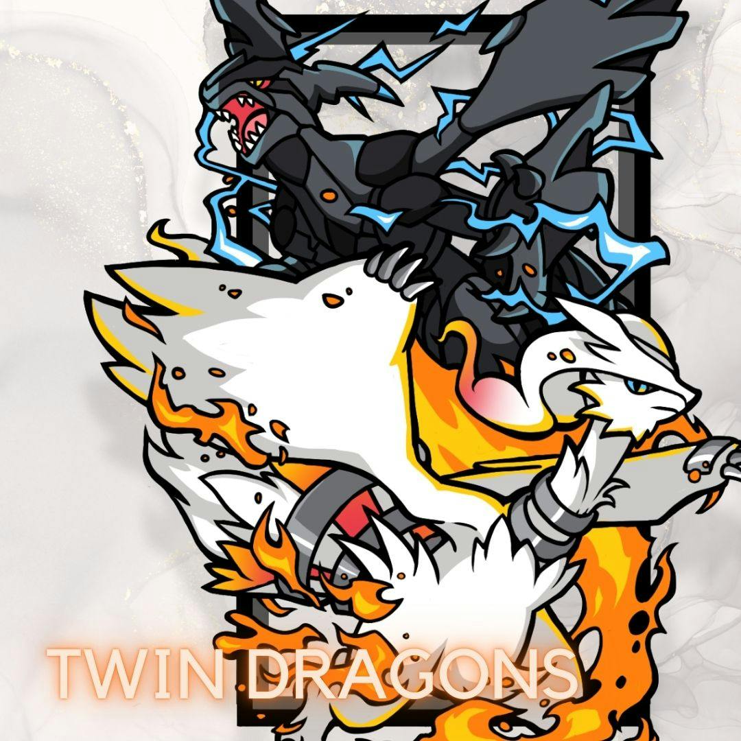 🐉Deluxe Pincard | Twin Dragons
