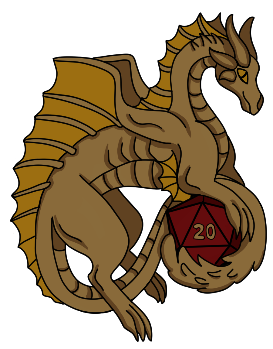 3D Gold Dragon