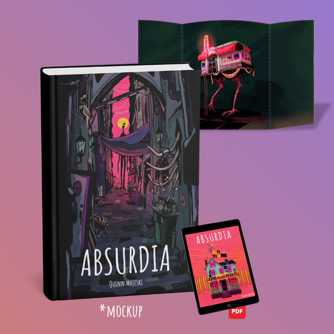 Dark of the Backalley - Deluxe Hardcover Book