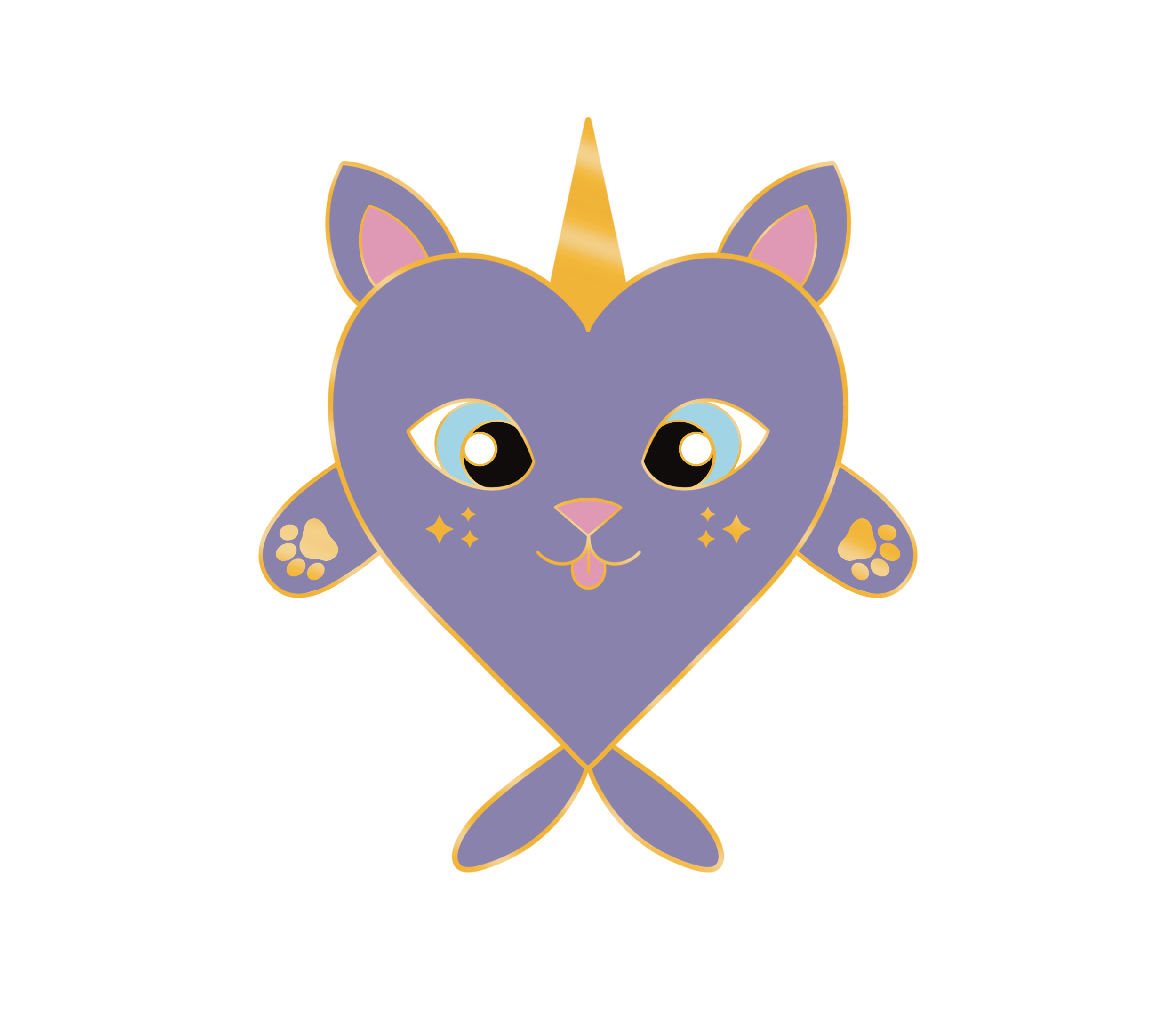 Ruby's Kitty Creature Pin