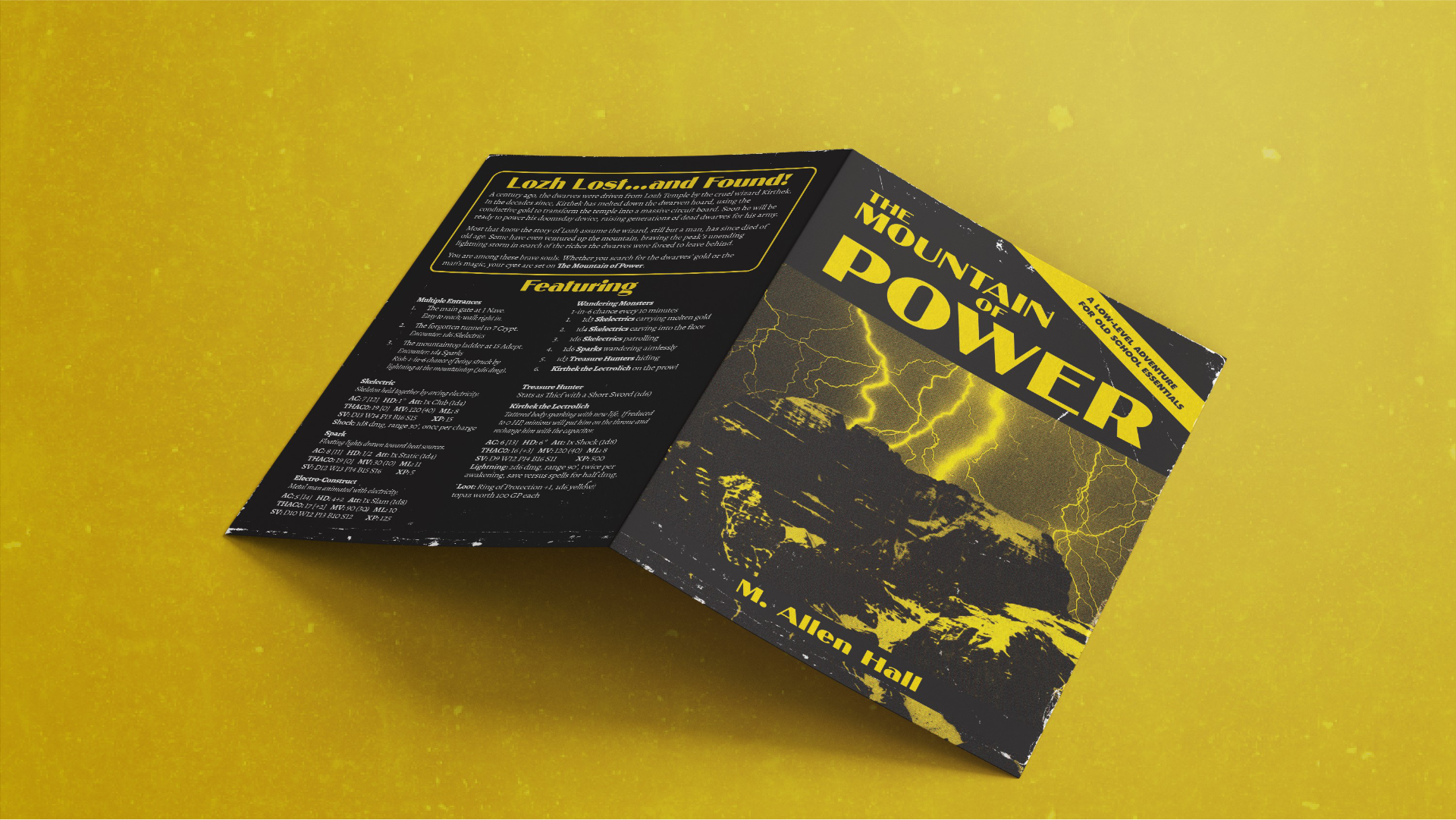 Digital mockup of The Mountain of Power