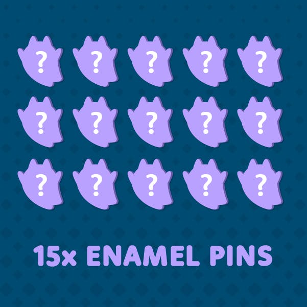 The Whole Haunted House - Fifteen Enamel Pins