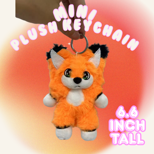 SPECIAL DISCOUNT Keychain mini fox plush