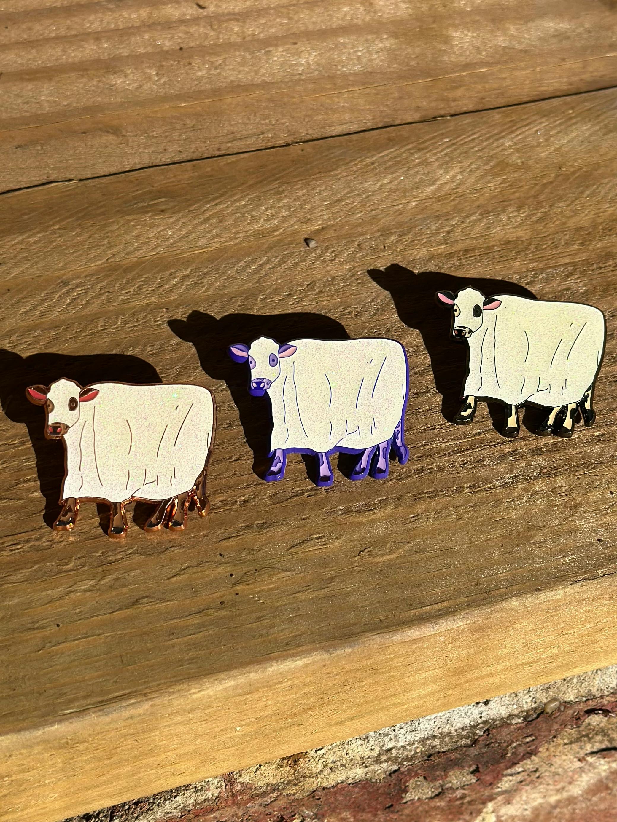 Ghost Cow Pin 