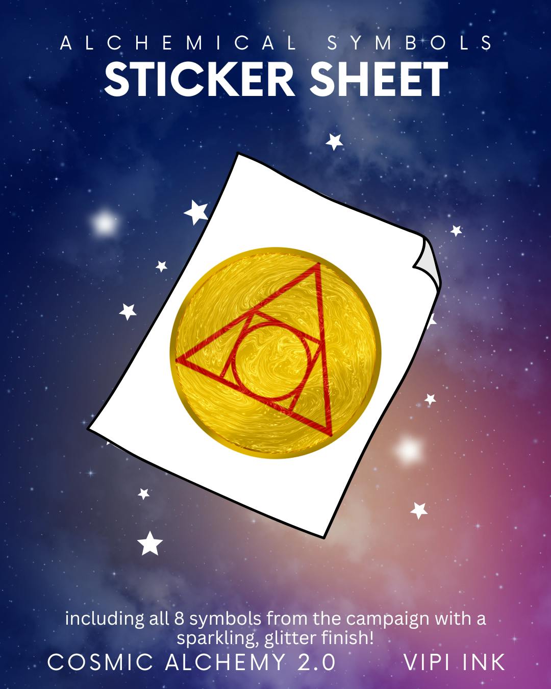 Alchemical Symbols Sticker Sheet