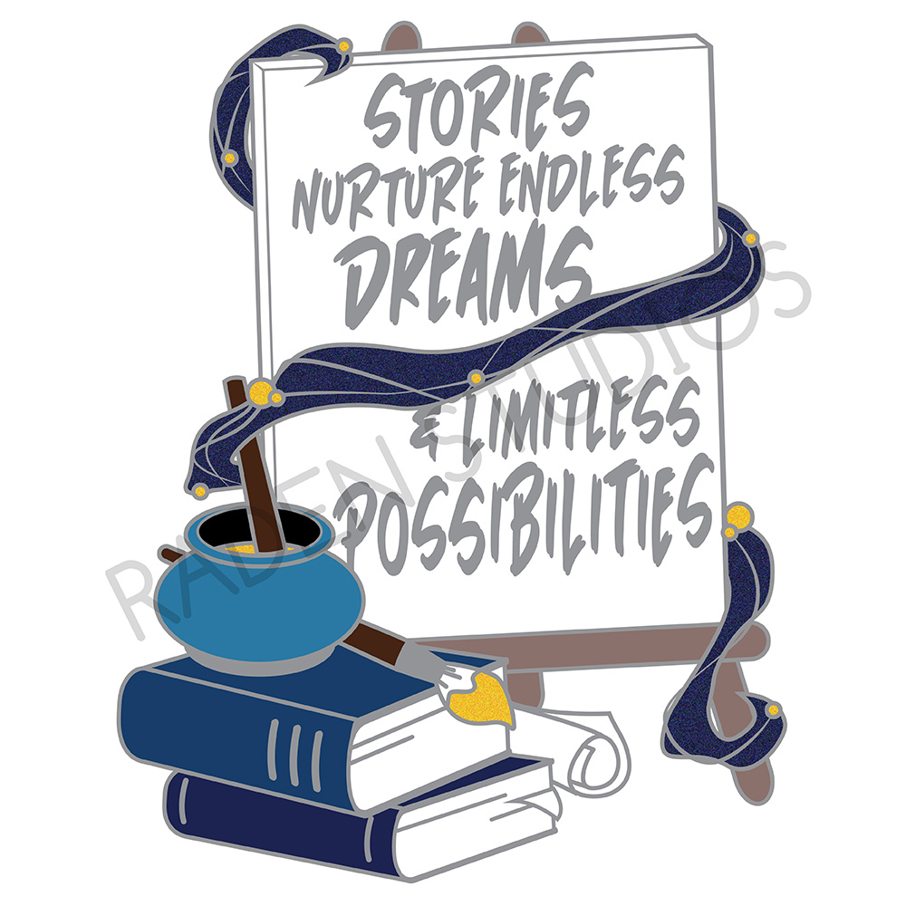 Mythical Bard Series - "Limitless Possibilities" MINI Storytelling Pin (A-GRADE PIN)