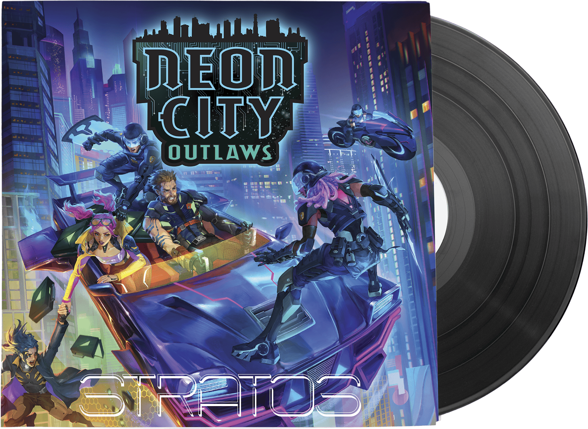 Neon City Outlaws Soundtrack (2-Disc Vinyl LP)
