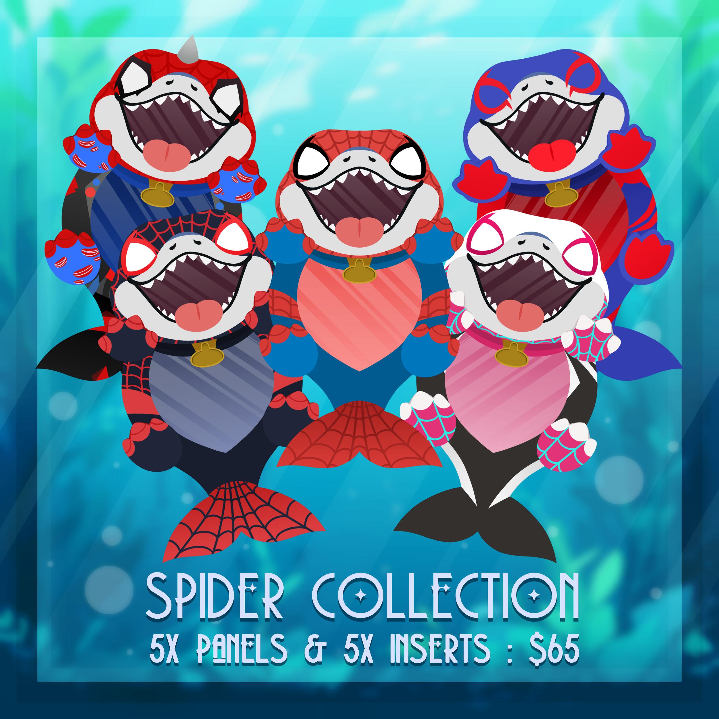 🕷️ [BUNDLE] 🕸️ Spider Collection ; 5 Panels & Inserts ! 🕷️