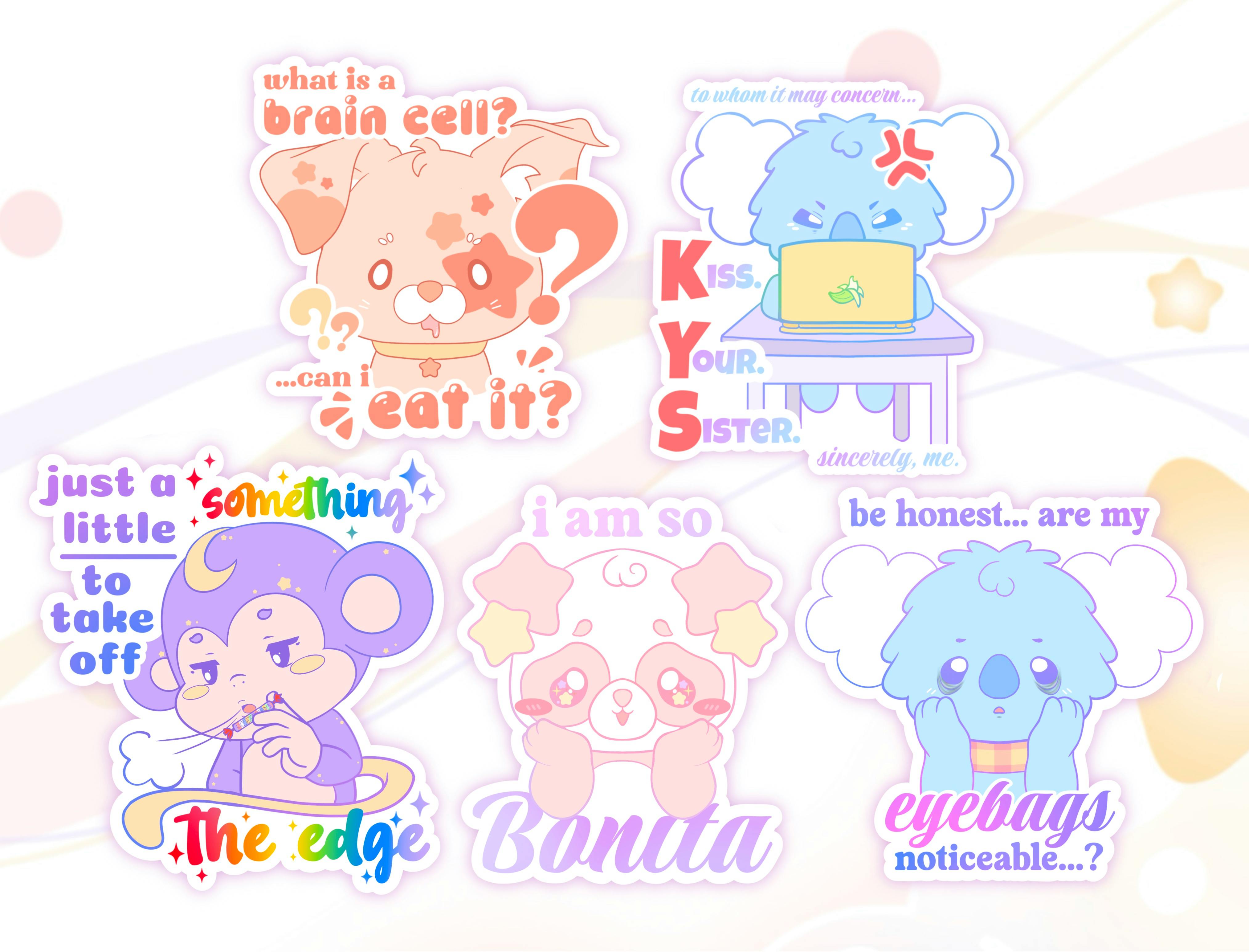 5 stickers