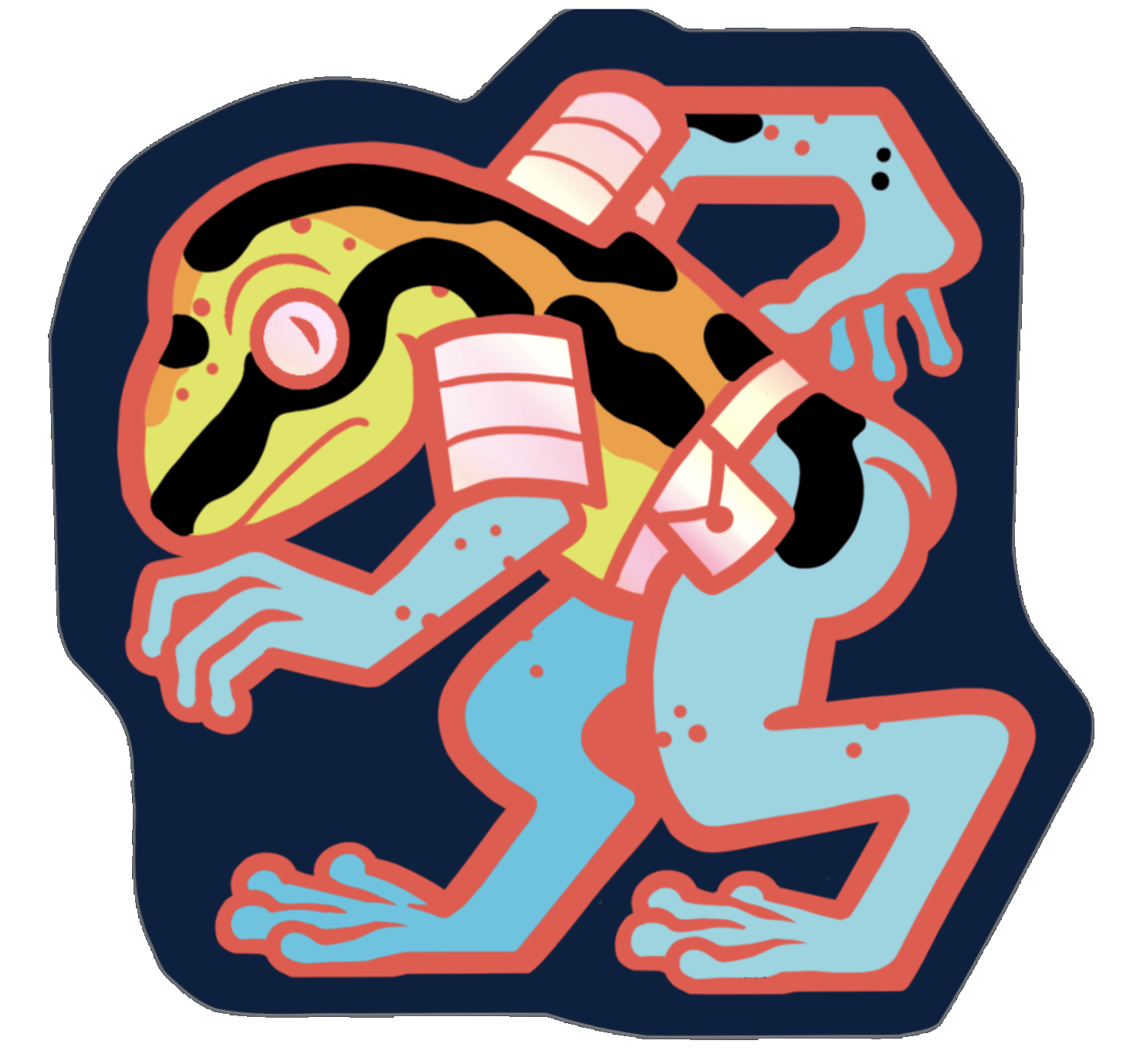 Froggy sticker