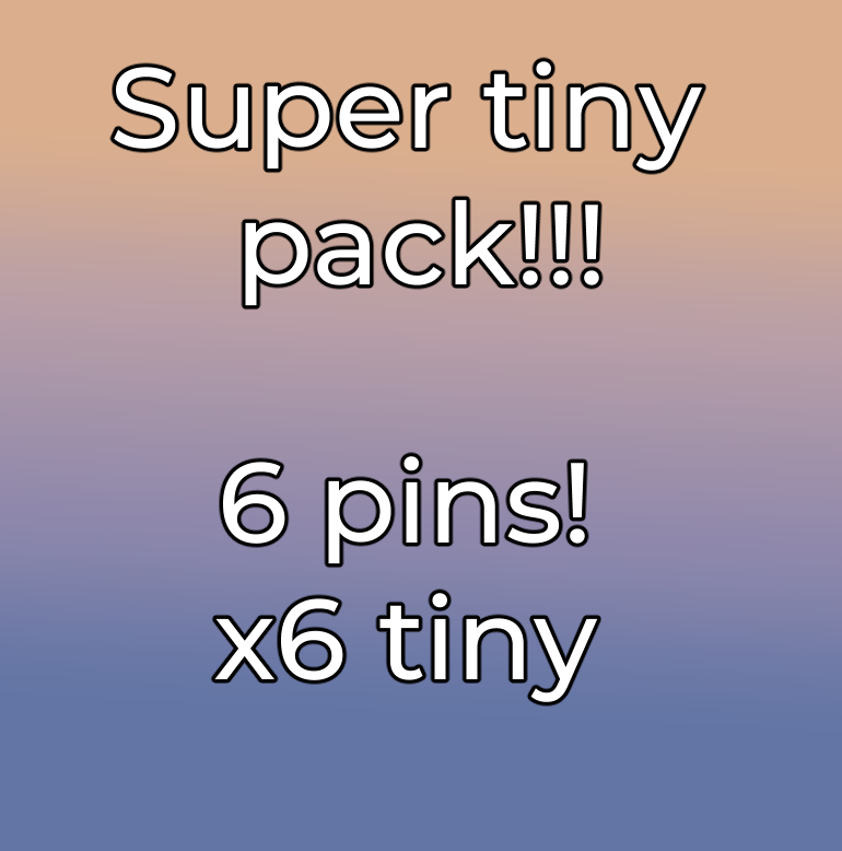 Super tiny pack!