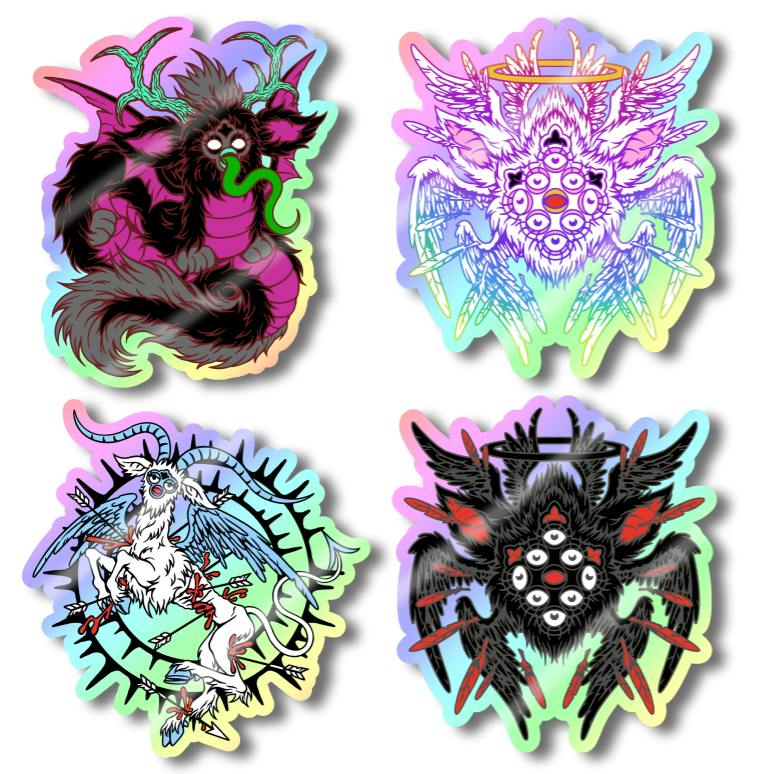 Frightful Furbs Sticker Set