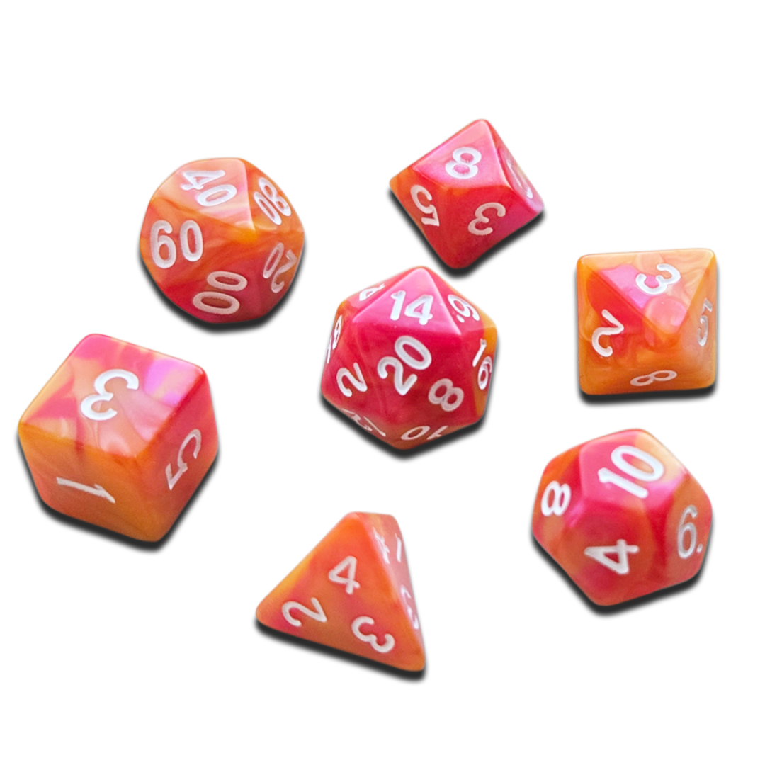 Dice Set (Ember Red)