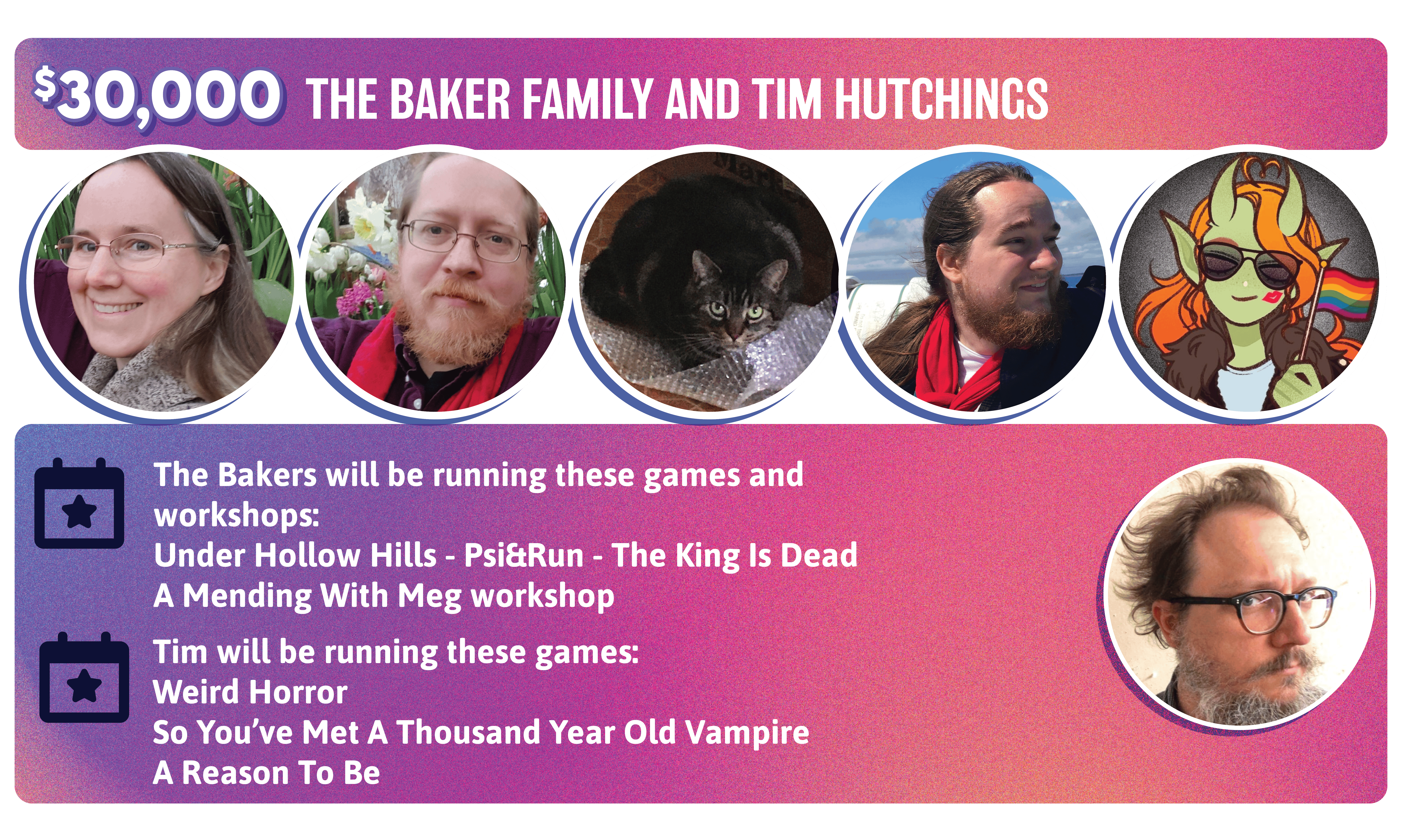 DOUBLE FEATURE: The Baker Family and Tim Hutching