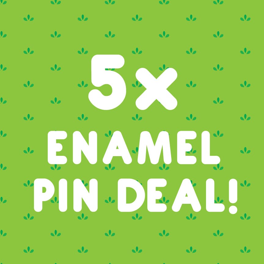 Full Team - Five Enamel Pins