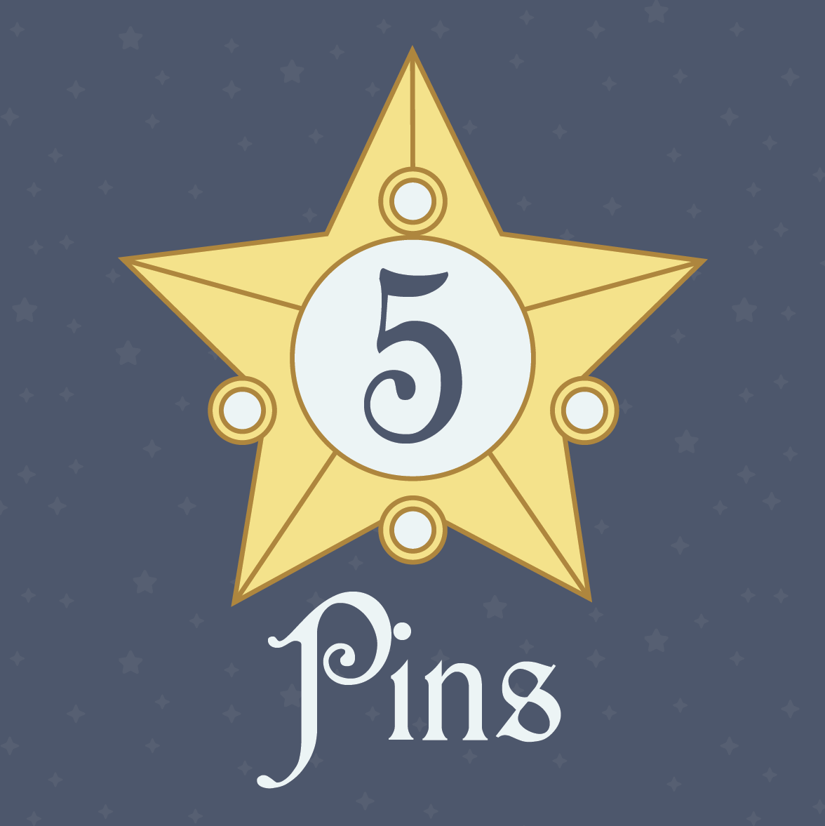✦ Five Mythglass Pins - Save 16%