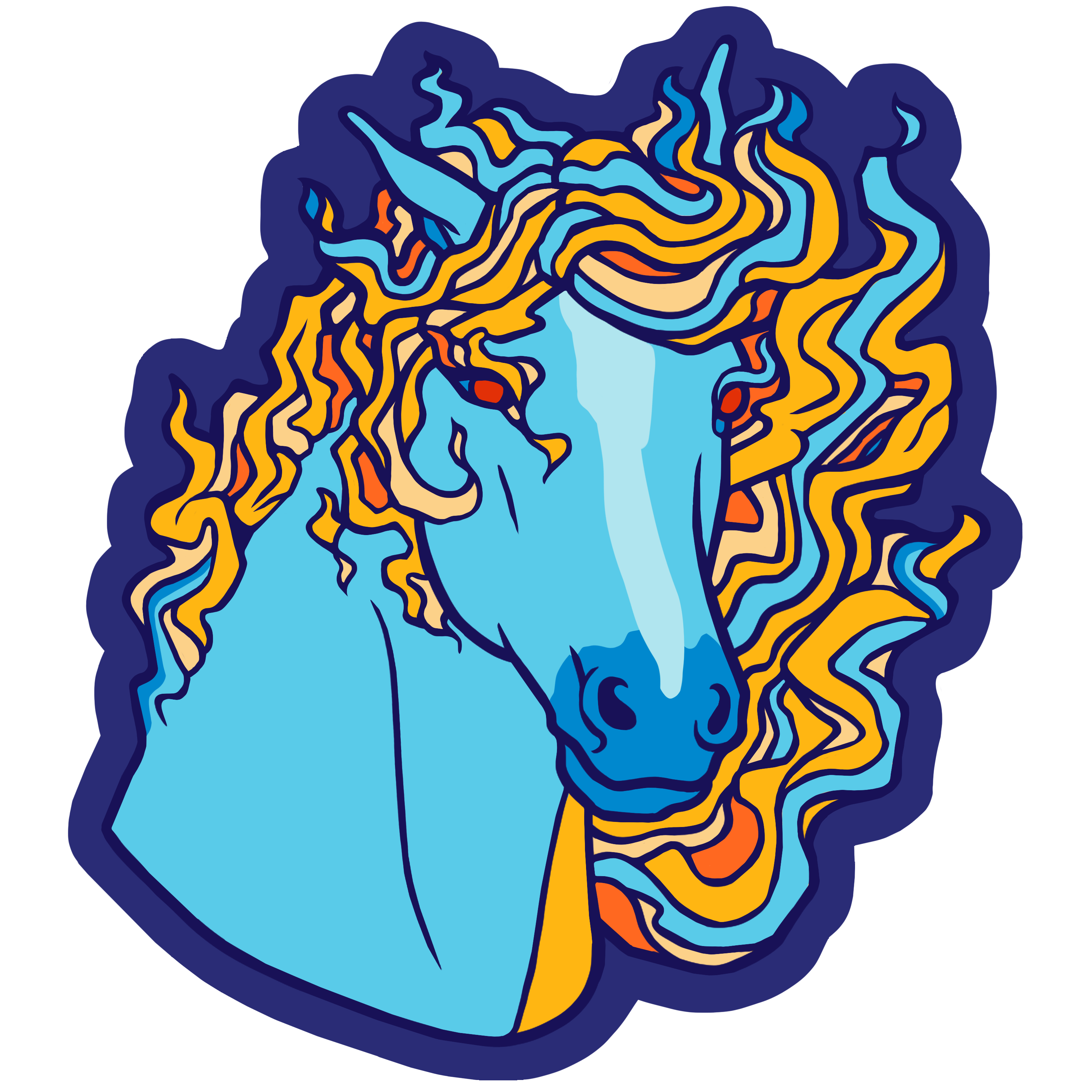 Apollos Steed sticker