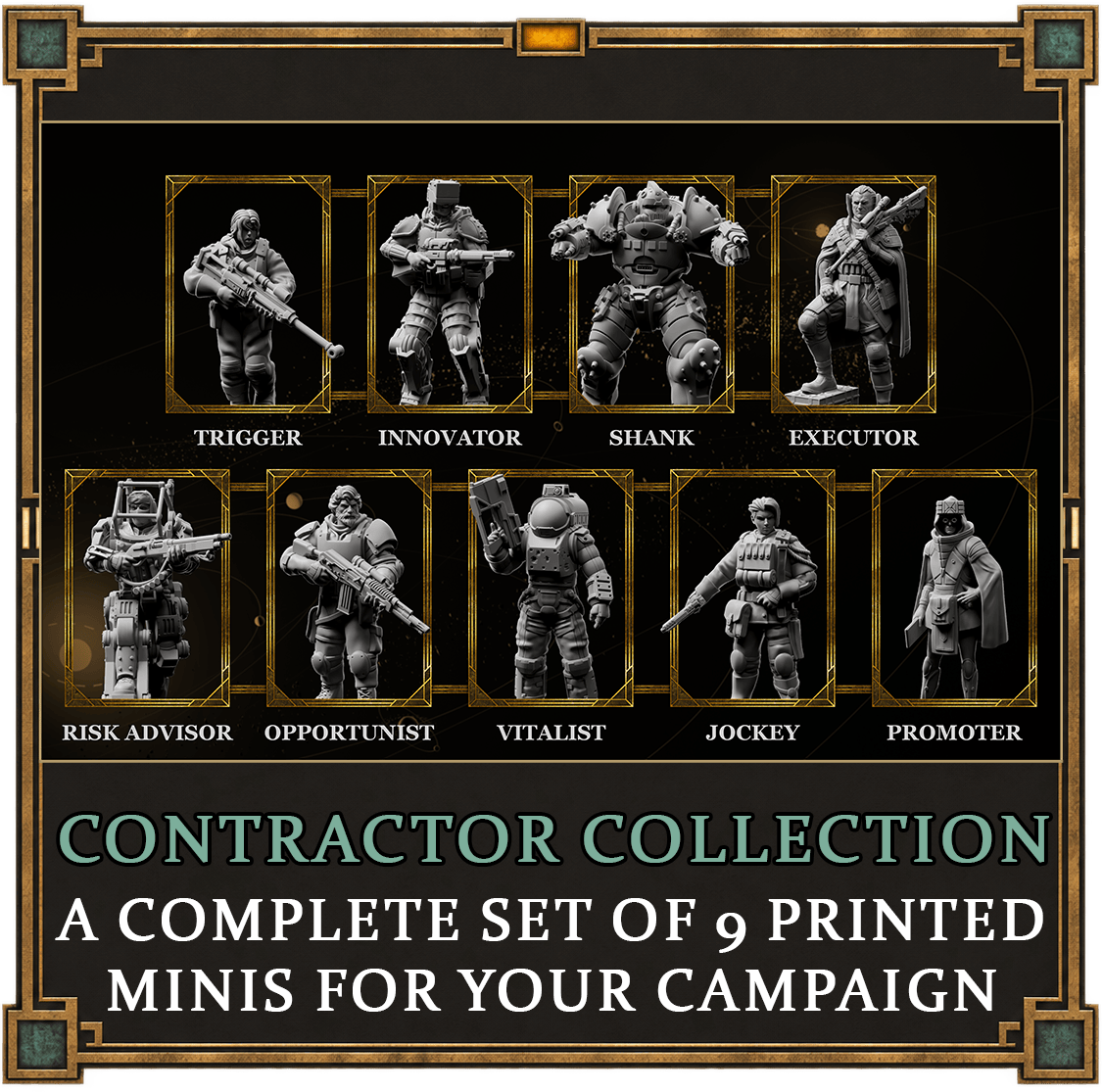 Complete Contractor Miniatures Set