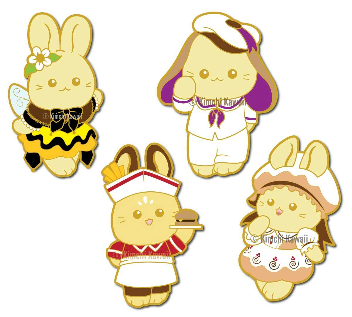 Honey Bun and Friends: Cute Bunny Pun Plush - BackerKit
