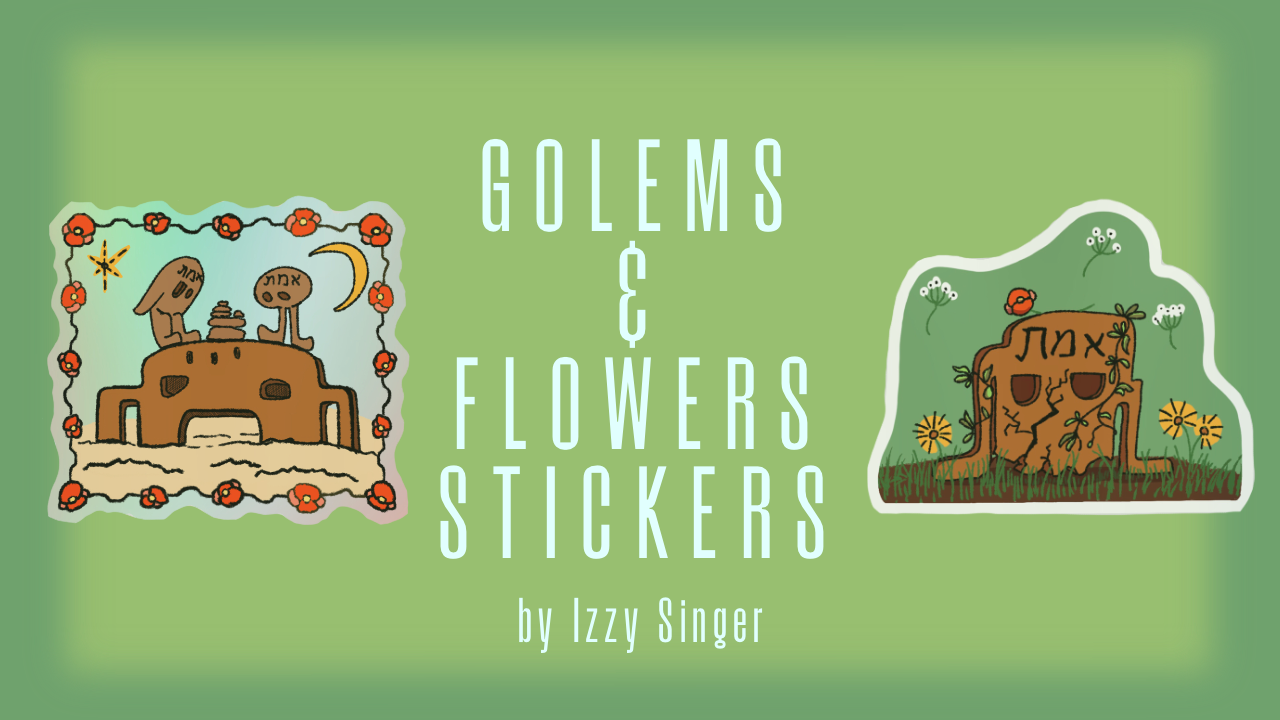 Golems and Flowers (Stickers)