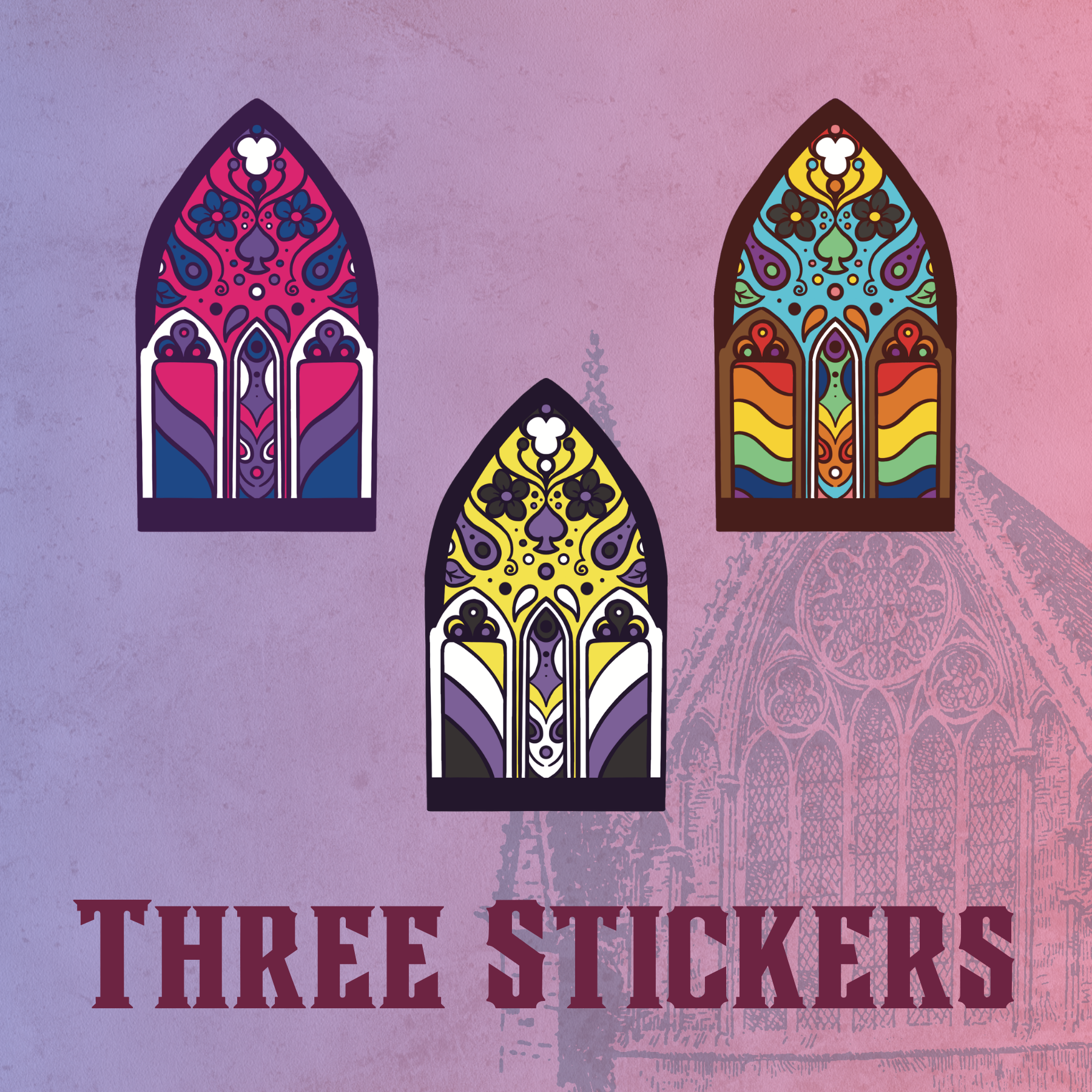 Three Stickers