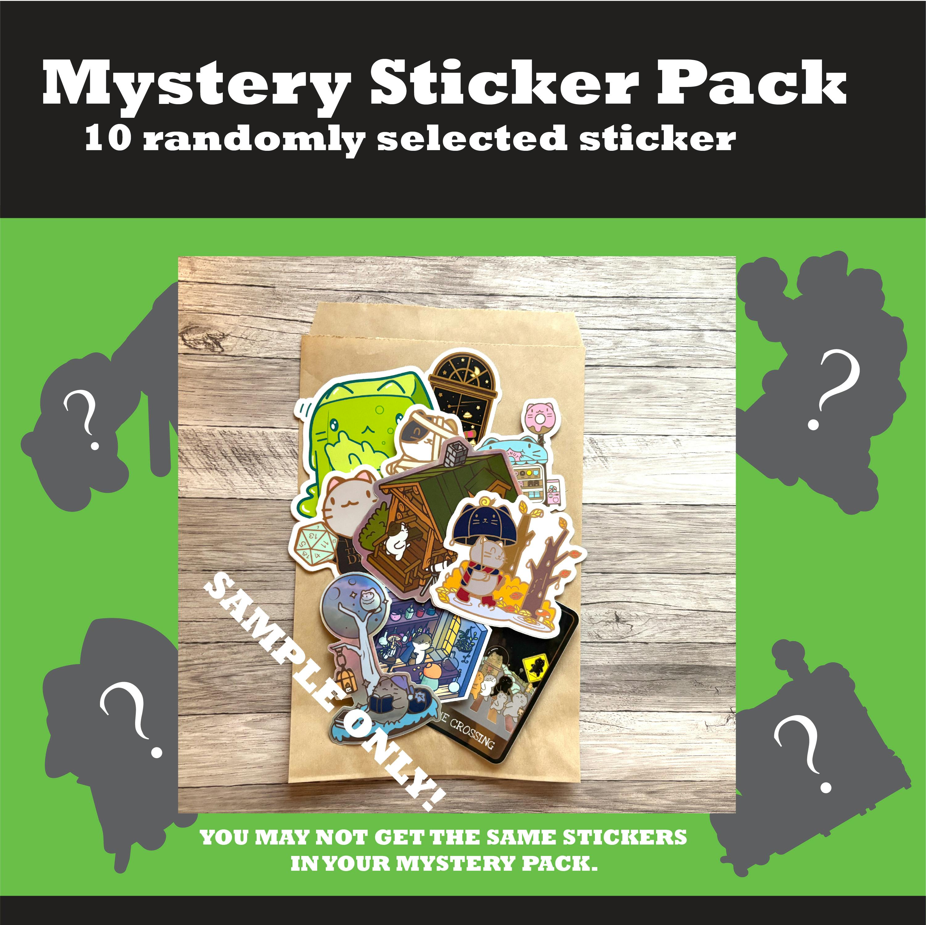 Mystery Sticker Pack (10 Stickers)