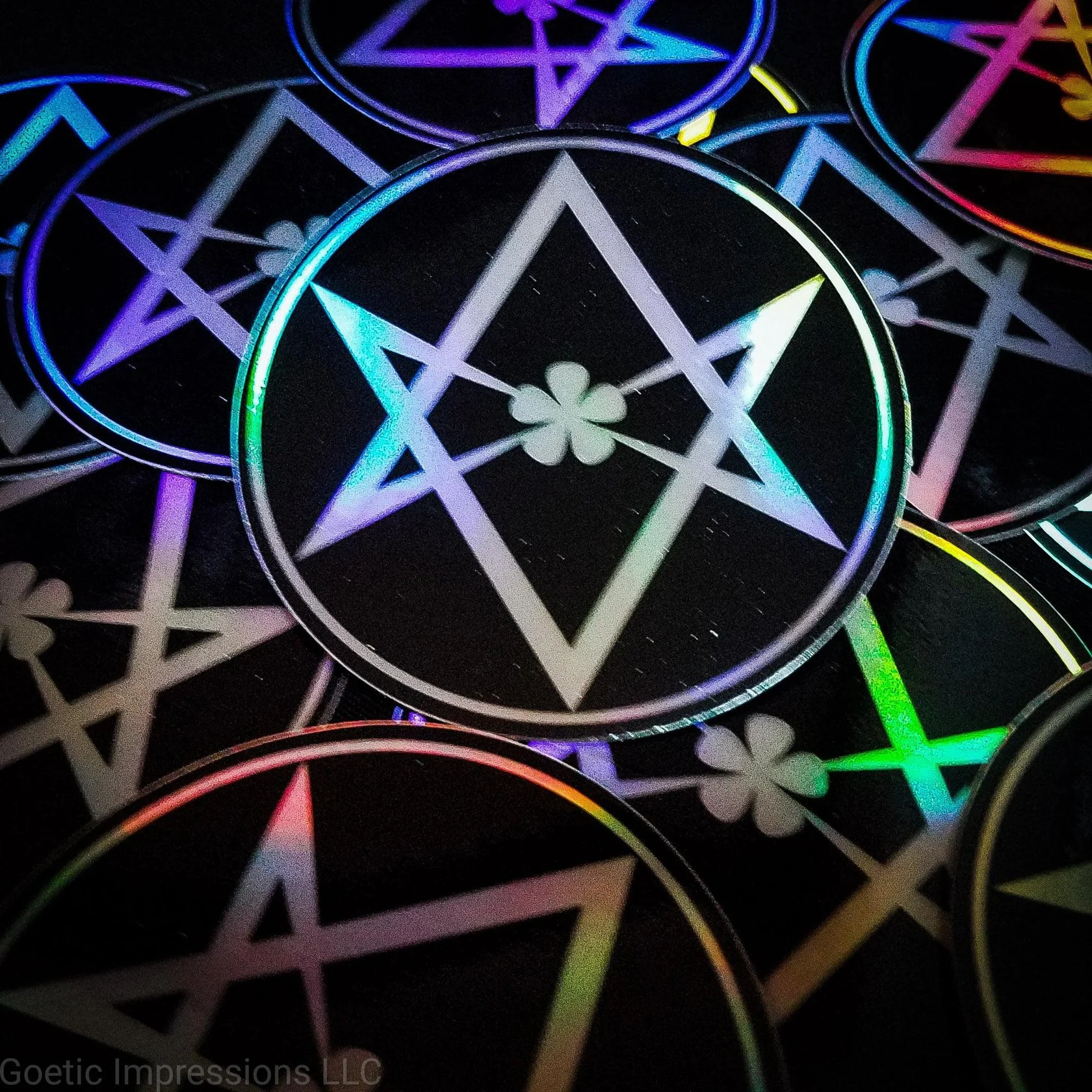 Unicursal Hexagram Sticker