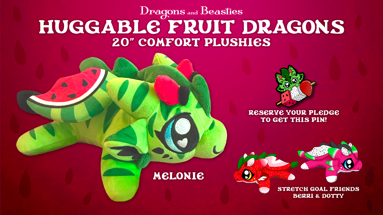 Fruit Dragon Plushies