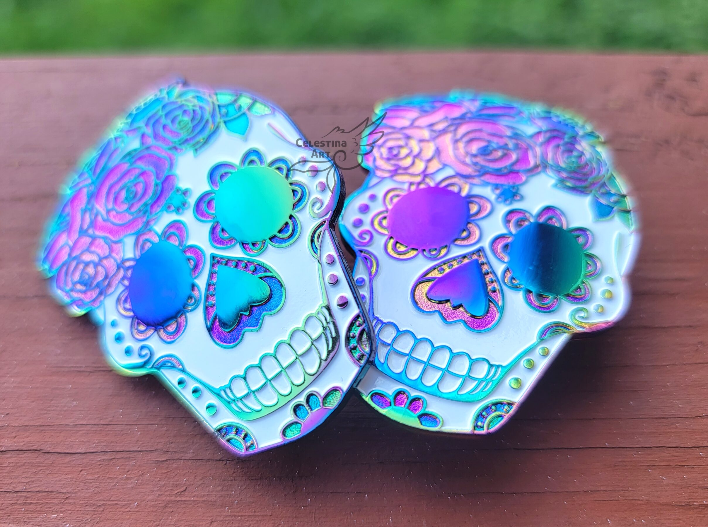 Sugar Skull Pin