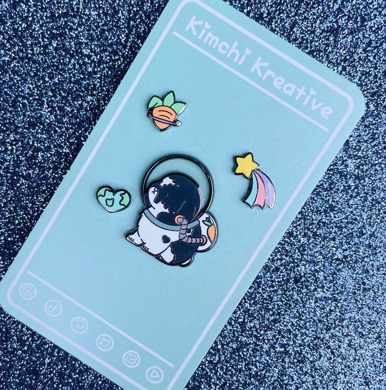 Chappie Astronaut Enamel Pin