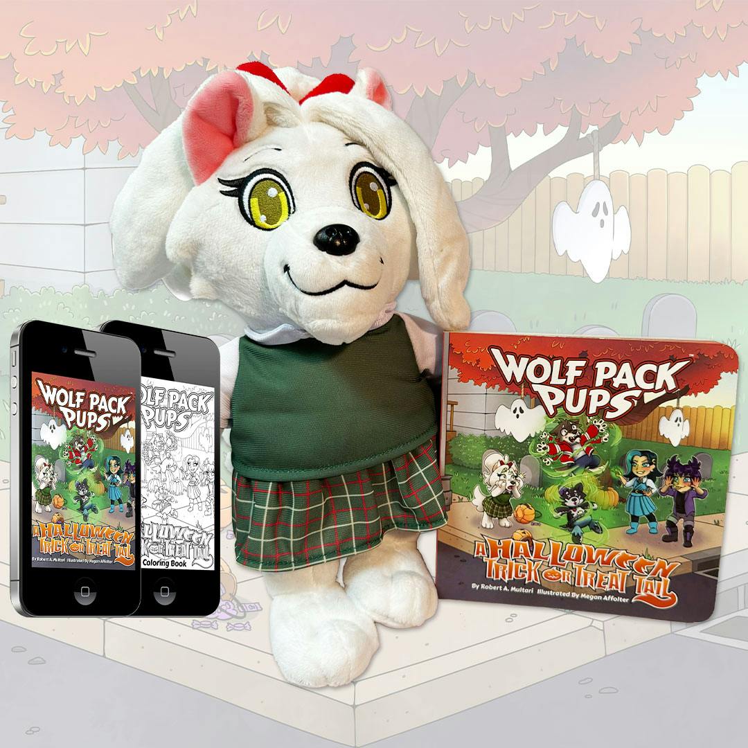 Snow Paw Plush & Halloween Board Book