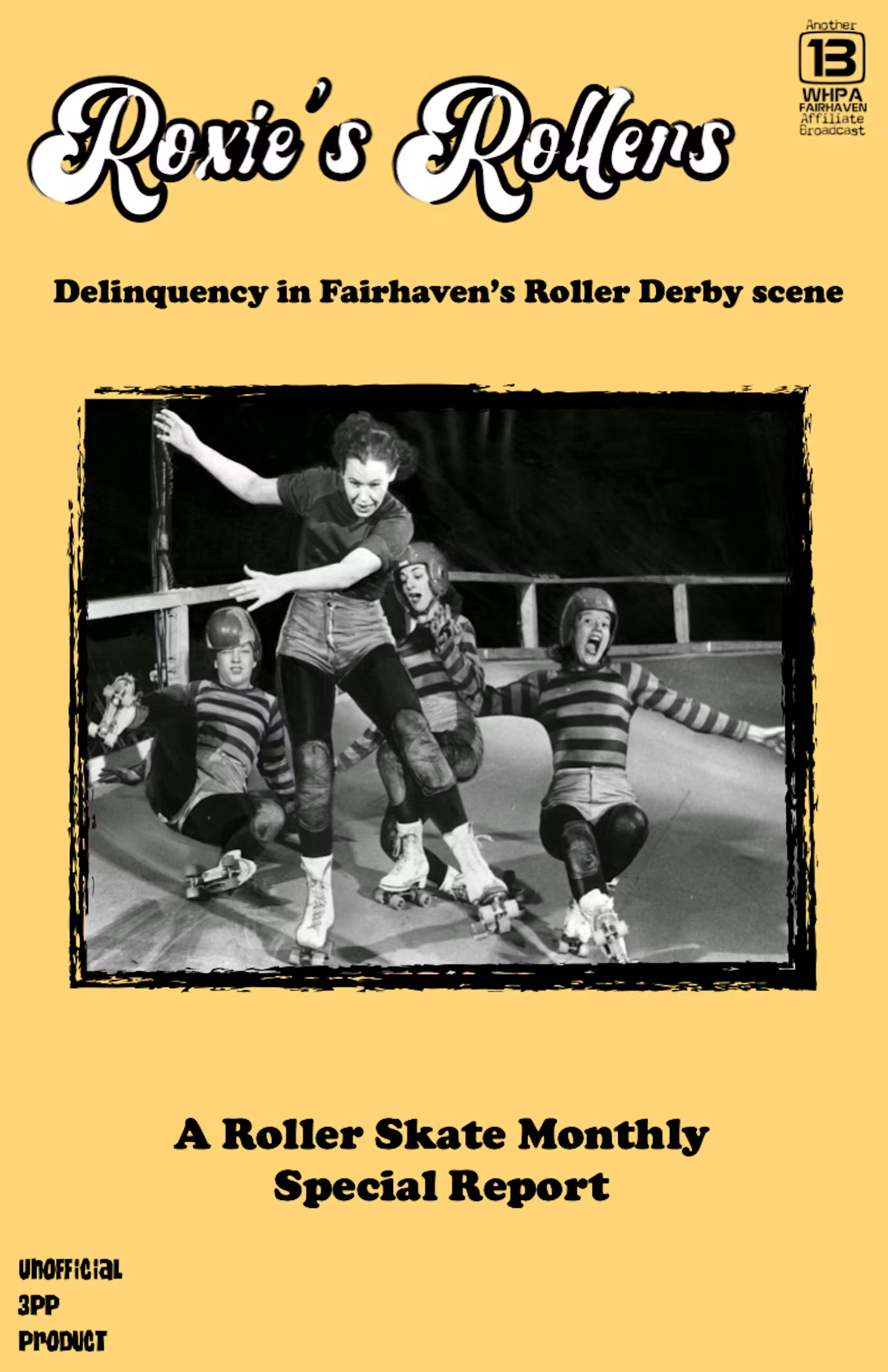 ROXIE'S ROLLERS a 3rd party zine for WHPA 13 - Physical Zine + PDF