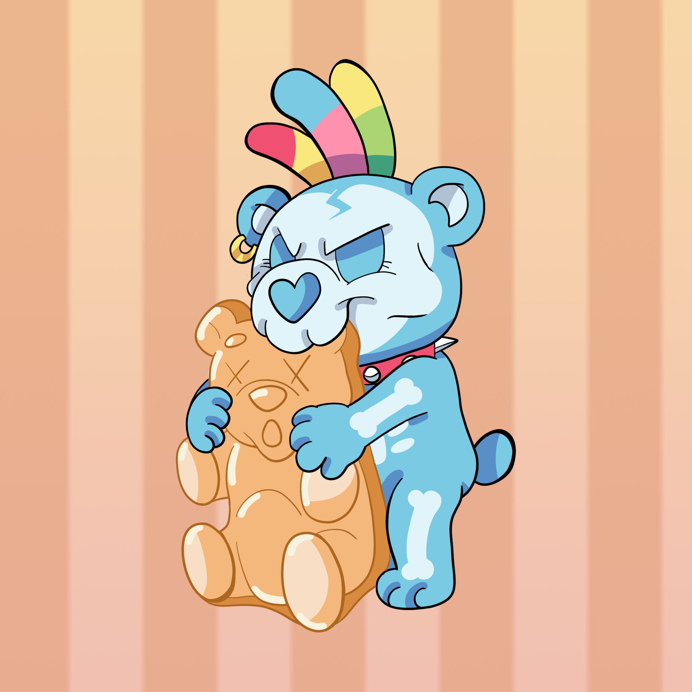 One Acrylic Keychain