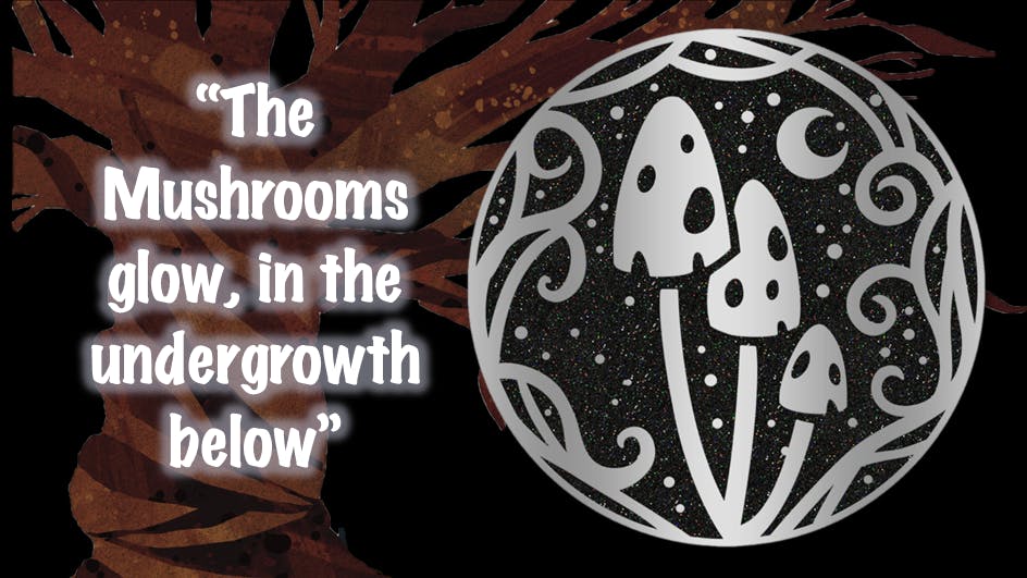 The Mushrooms Enamel Pin