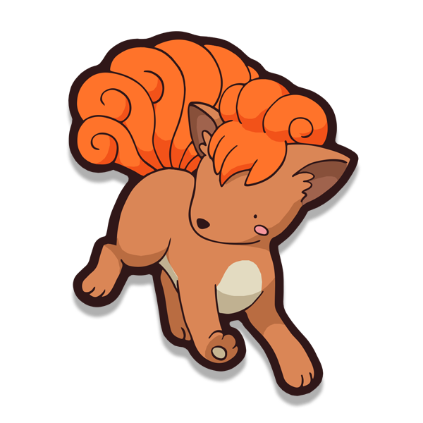 Fire fox sticker