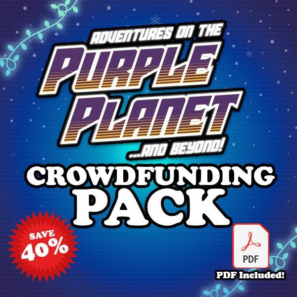 Purple Planet Crowdfunding Pack (DCC) with stretch goal pack and rarities
