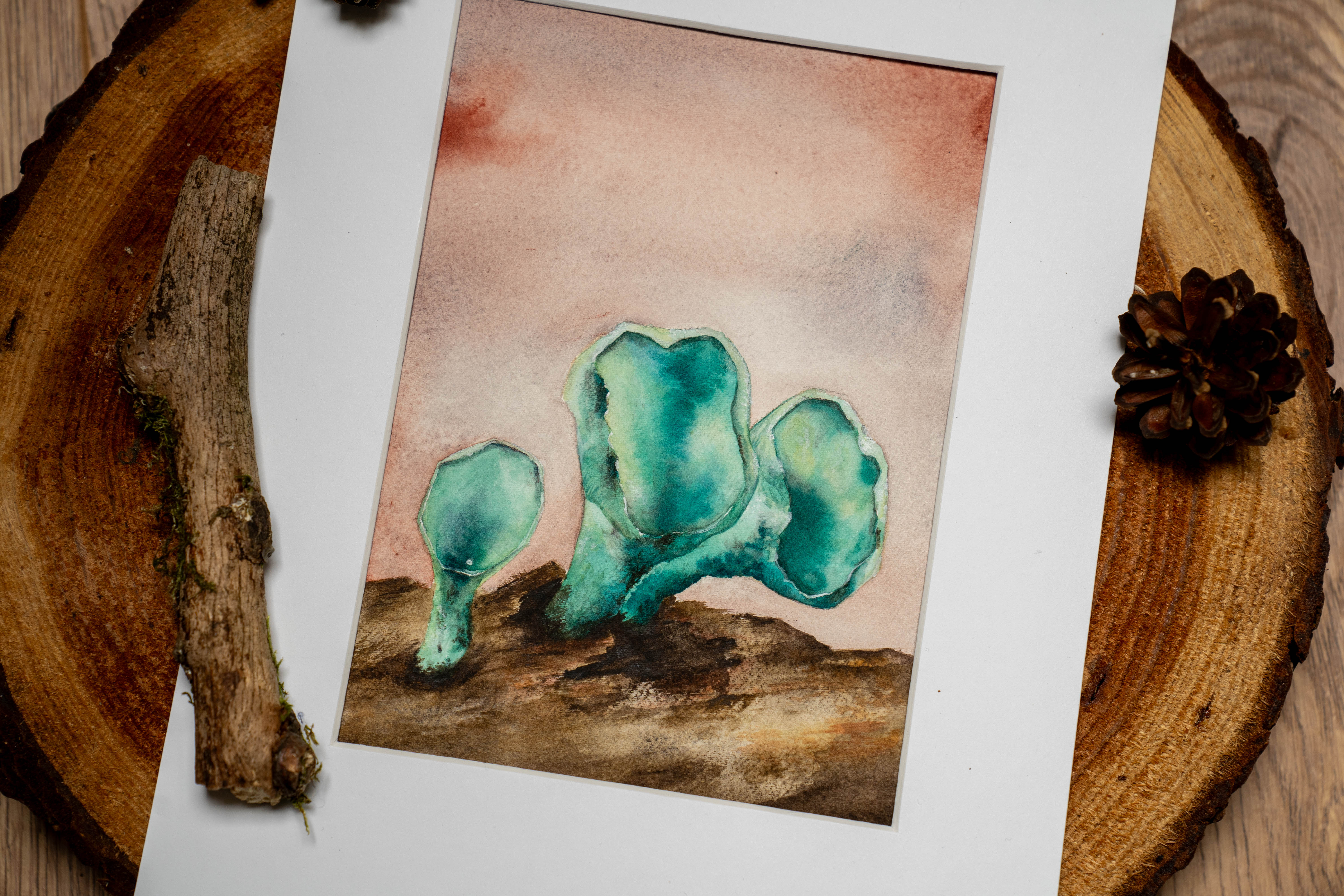 Original Artwork: Green Elf Cups