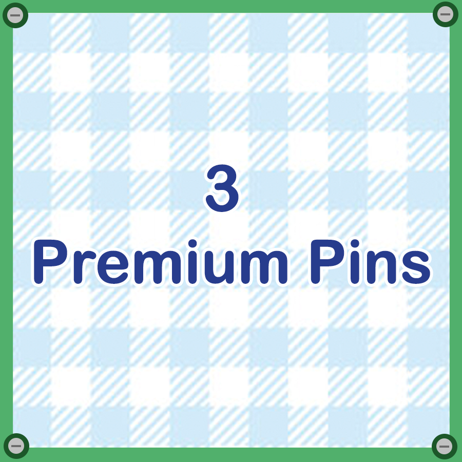 3 Premium Pin