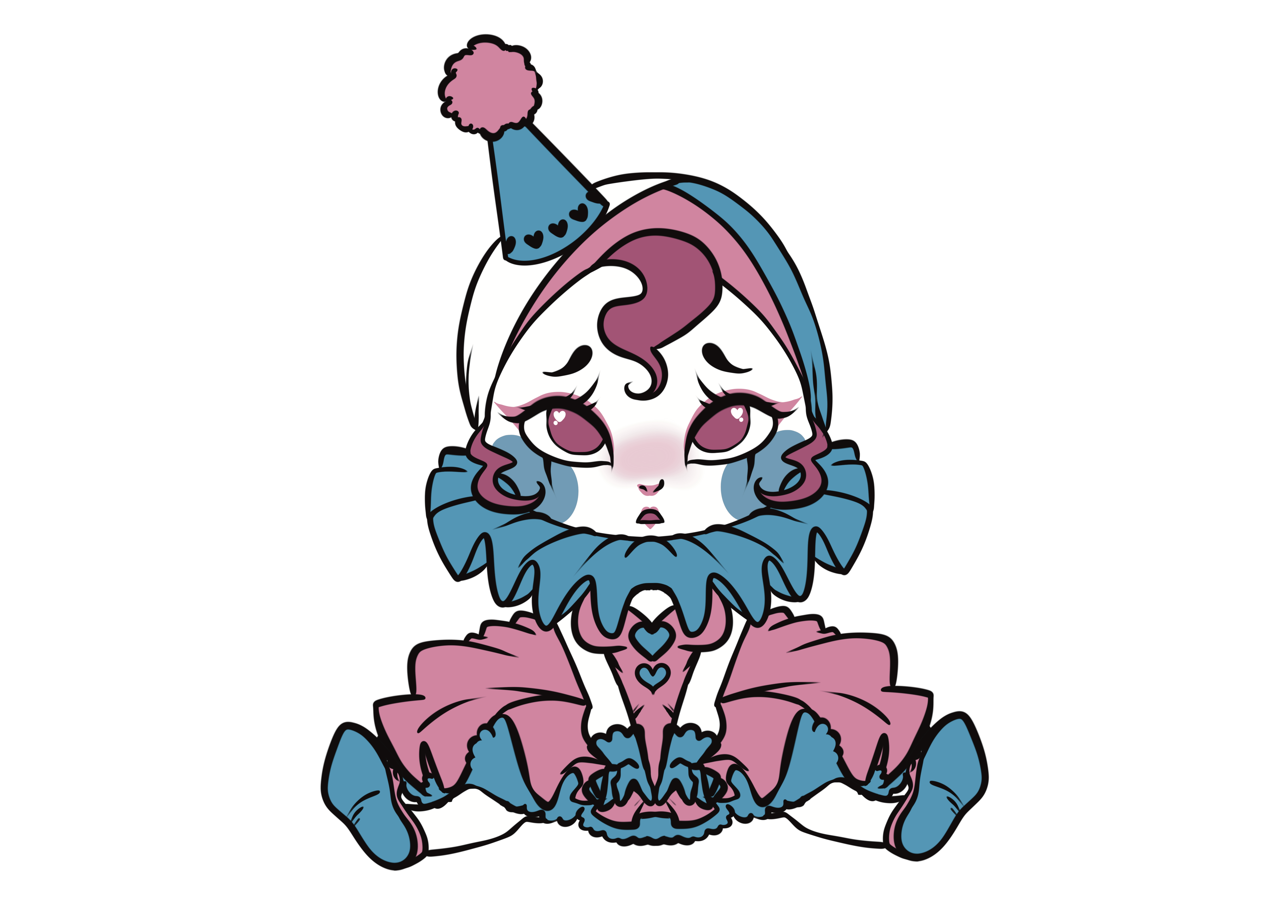 Chibi Trans Pierrot sticker